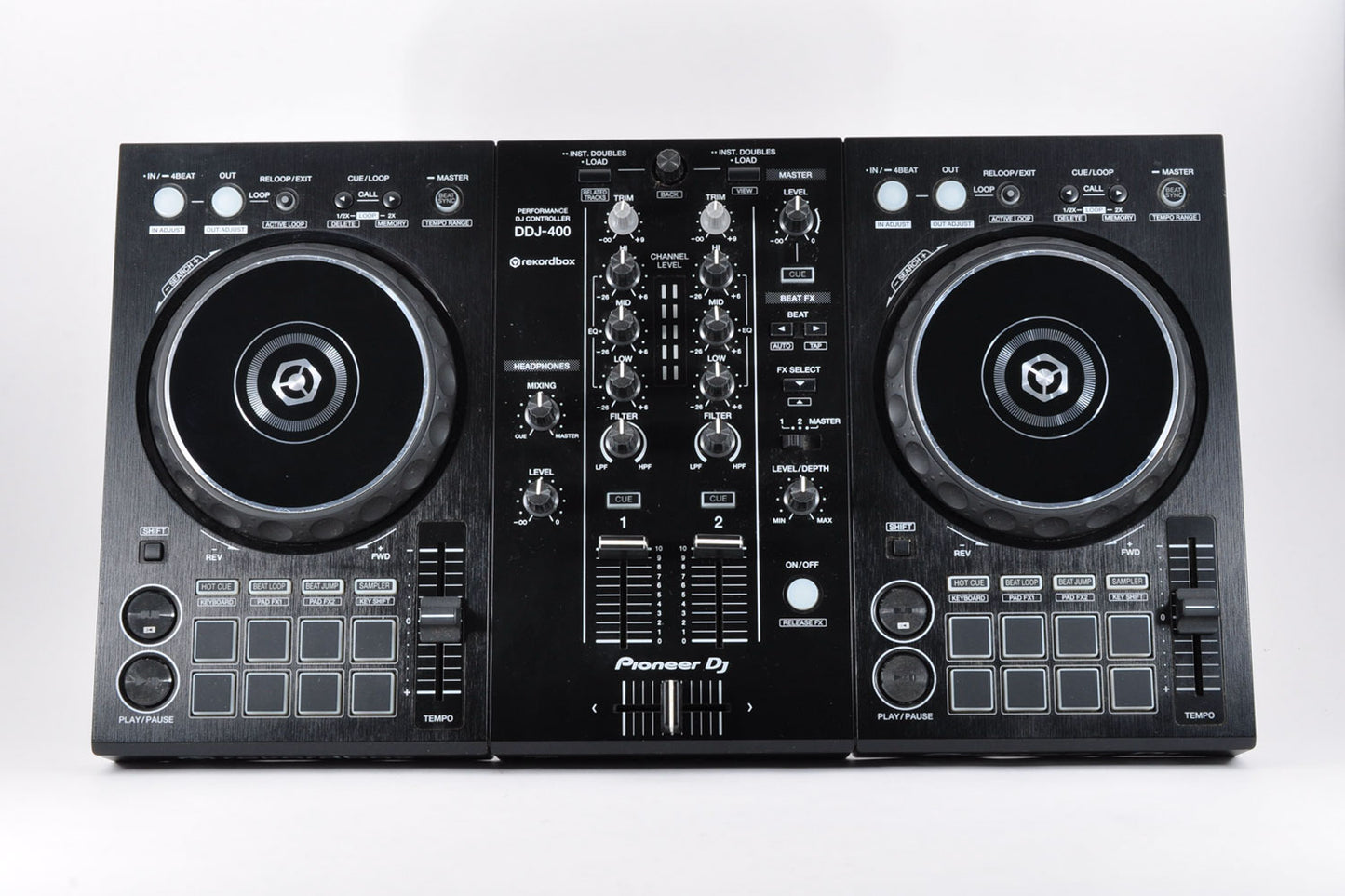 Pioneer DDJ-400 DJ Controller Rekordbox 2ch Channel w/Original Box USB cable Used From Japan #REMP005775NN