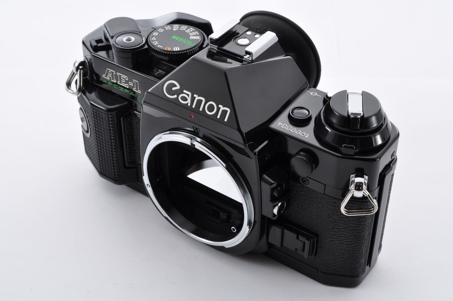 Canon AE-1 Program Black 35mm SLR Camera New FD 50mm F1.4 Maintained From Japan #1099884