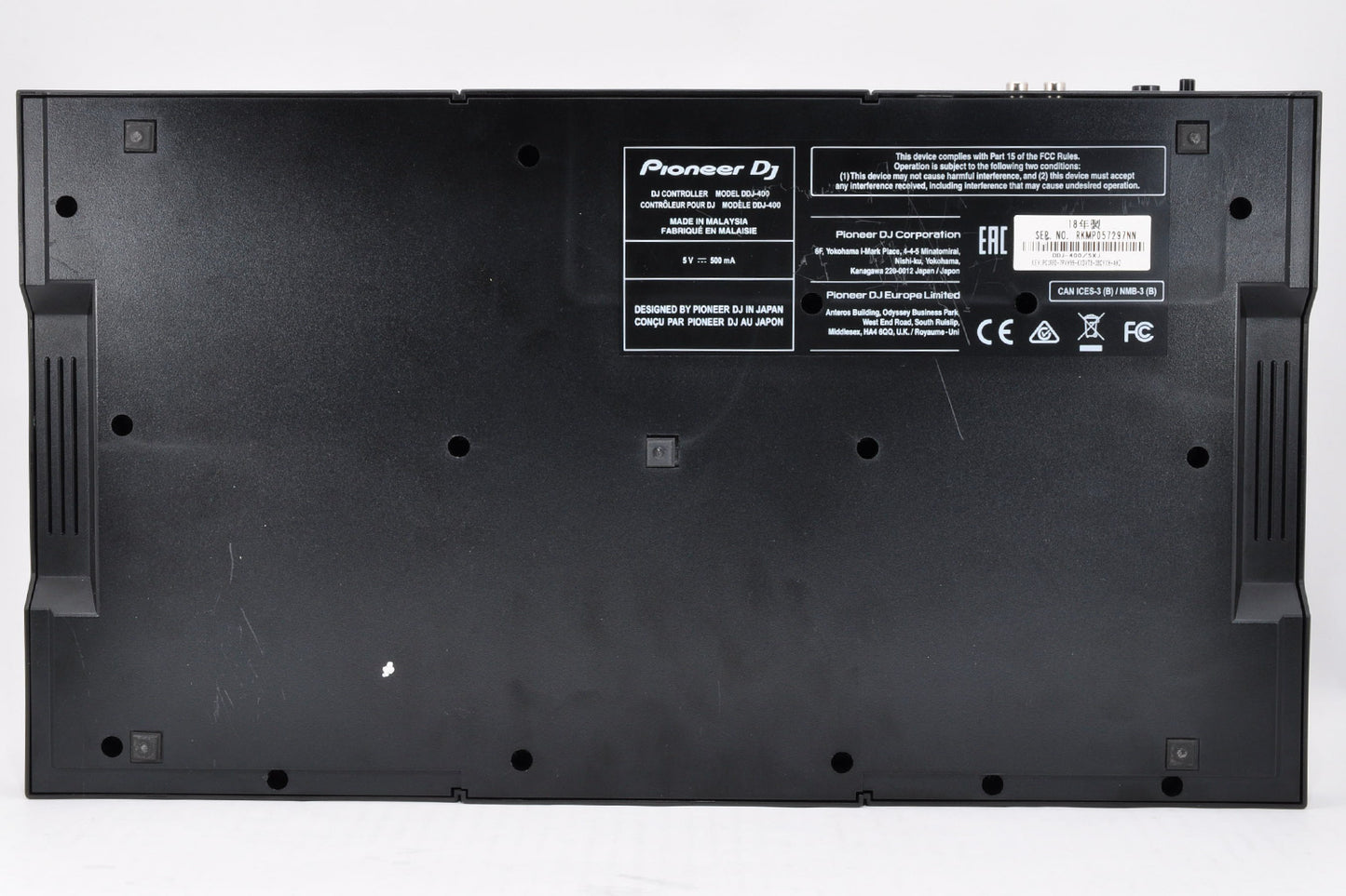 Pioneer DDJ-400 DJ Controller 2ch Channel Rekordbox w/Box & USB cable Used From Japan #RKMP057297NN