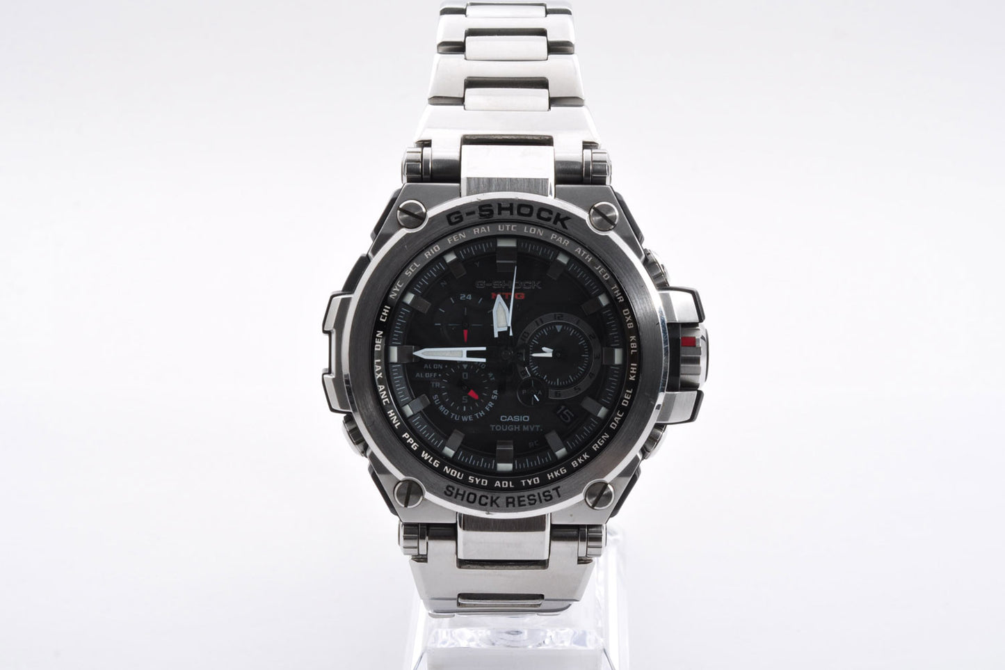 CASIO G-SHOCK MT-G MTG-S1000D-1AJF Black dial 45mm Radio Wave Solar 5369 Used From Japan