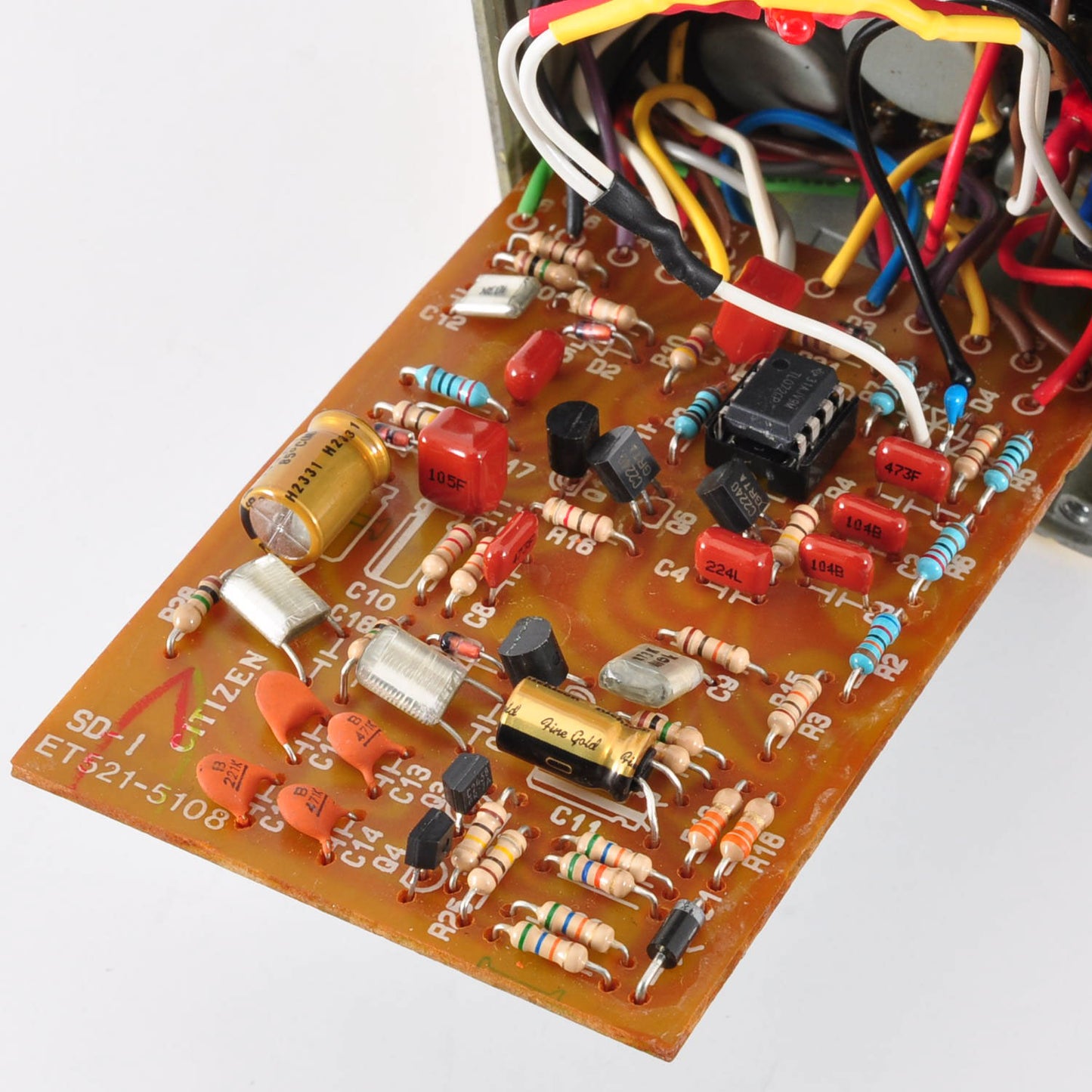 Boss SD-1 Modified FuzzFusion SuperOverdrive Clipping 1N34A&LED3mm Used From Japan #JJ79777