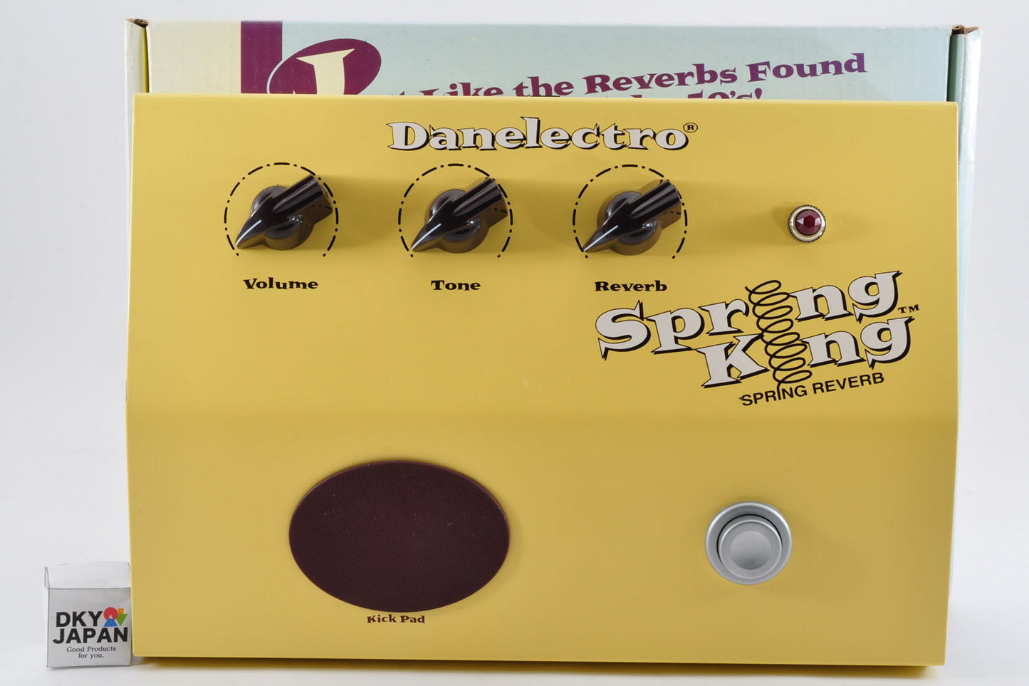 Danelectro DSR-1 Spring King Reverb w/OriginalBox Guitar Effect Pedal Openbox From Japan #6090567706