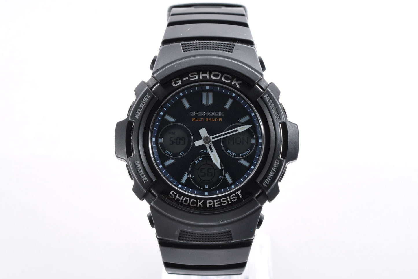 Casio G-Shock AWG-M100SB-2A Men's Watch 5230 Multiband6 Tough Solar Used From Japan
