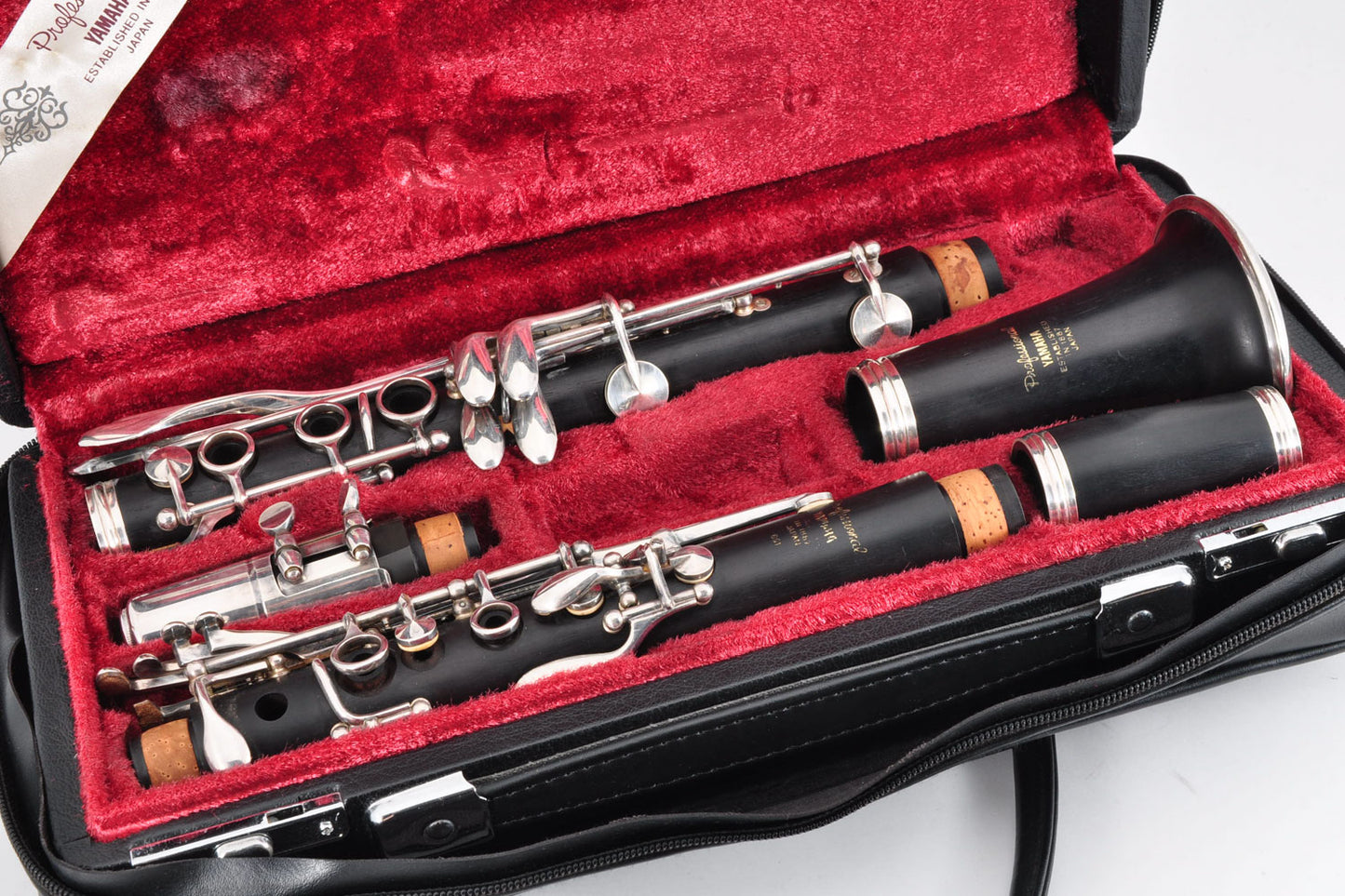 Yamaha YCL-651 Clarinet Bb w/Case Mouthpiece Ligature Made In Japan Used From Japan #015947