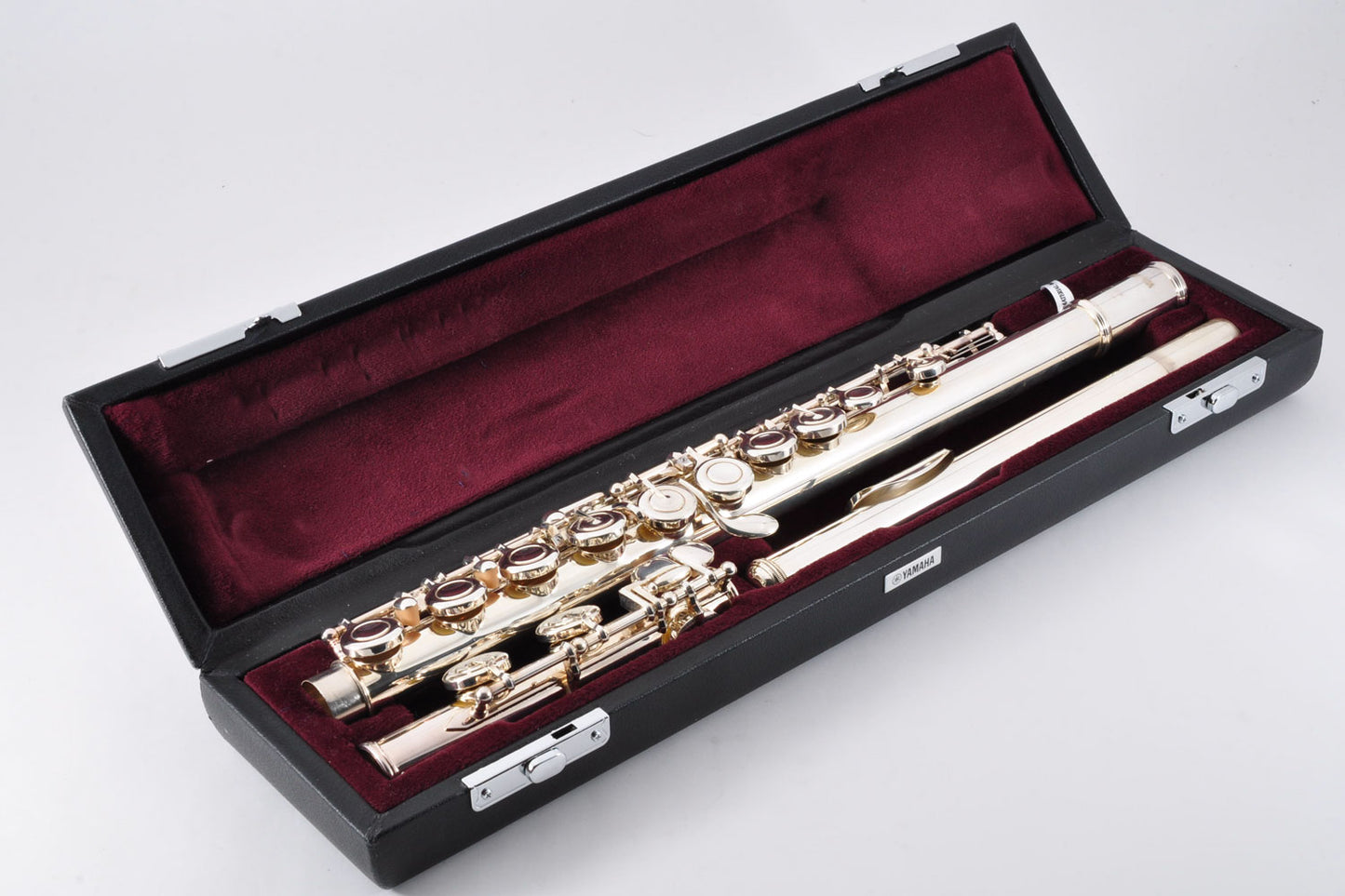 Yamaha YFL-312 Flute Silver E-Mechanism w/Case Carrybag Made In Indonesia Used From Japan #K33777