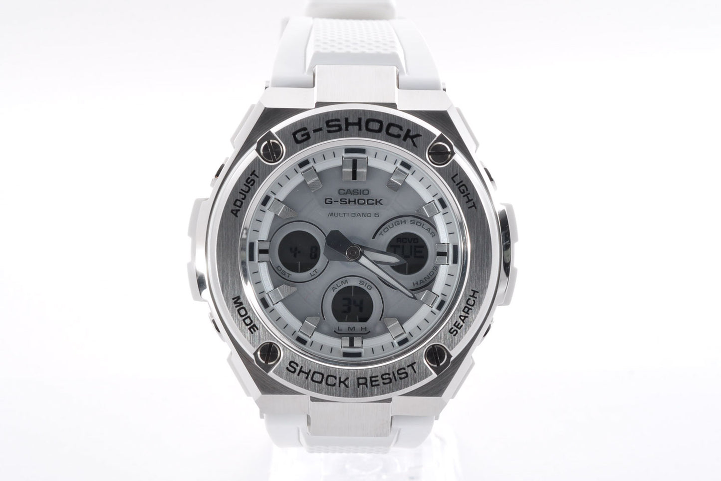 Casio G-Shock GST-W310-7AJF G-Steel Radio Solar Analog Digital Watch 5524 w/Box Used From Japan