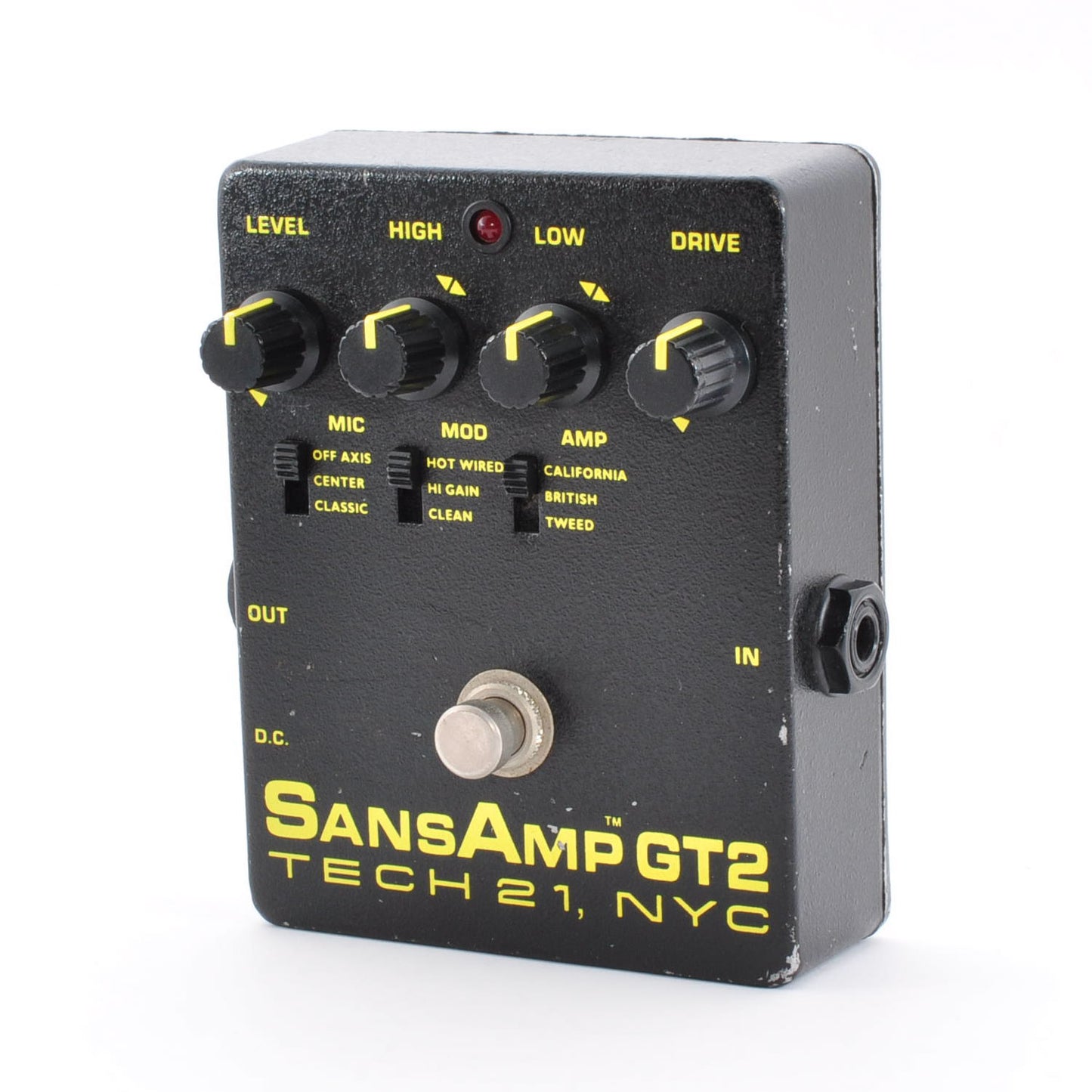 Tech21 SansAmp GT2 NYC Guitar Effects Pedals Overdrive Distortion Used From Japan #135612