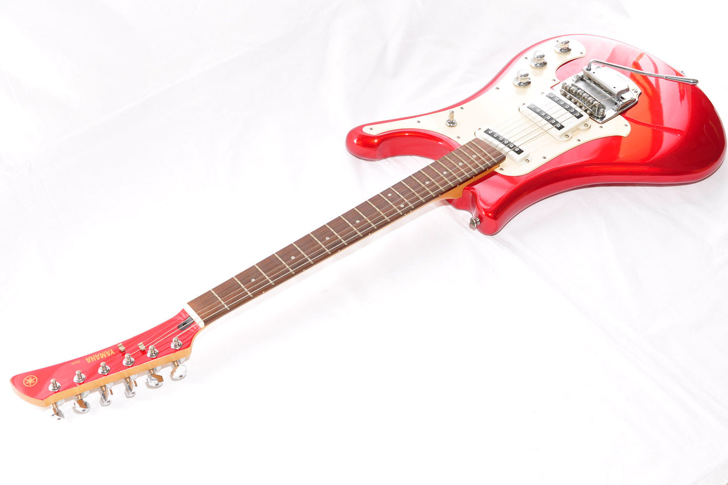 Yamaha SGV300 Electric Guitar Red Color w/Tremolo Arm & Soft Case Used From Japan