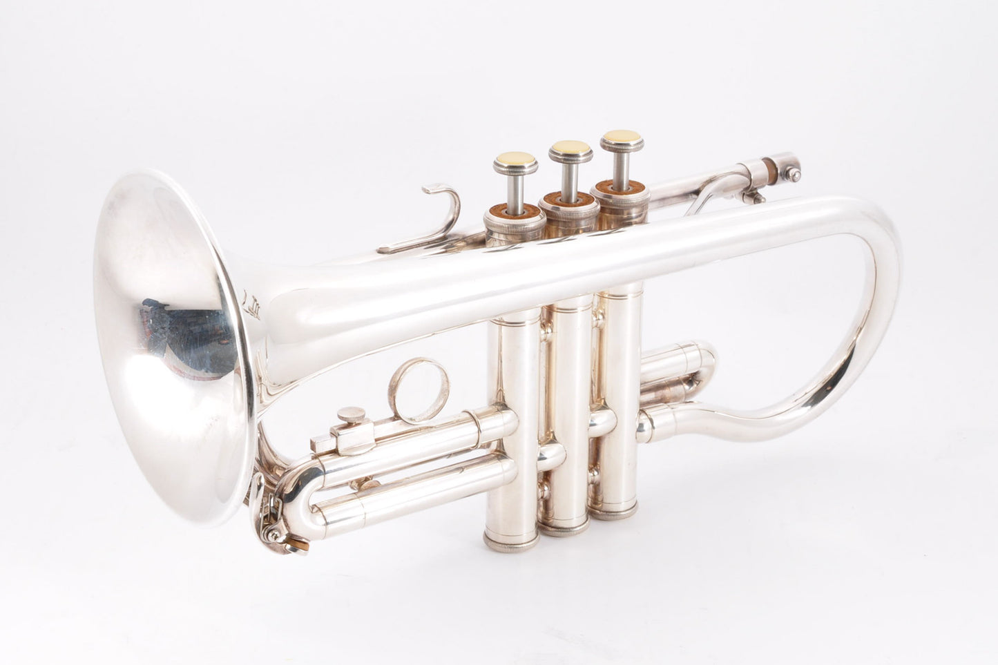 Yamaha YCR-2610S Cornet Silver Key Eb w/Hardcase&Mouthpiece Used From Japan #1338