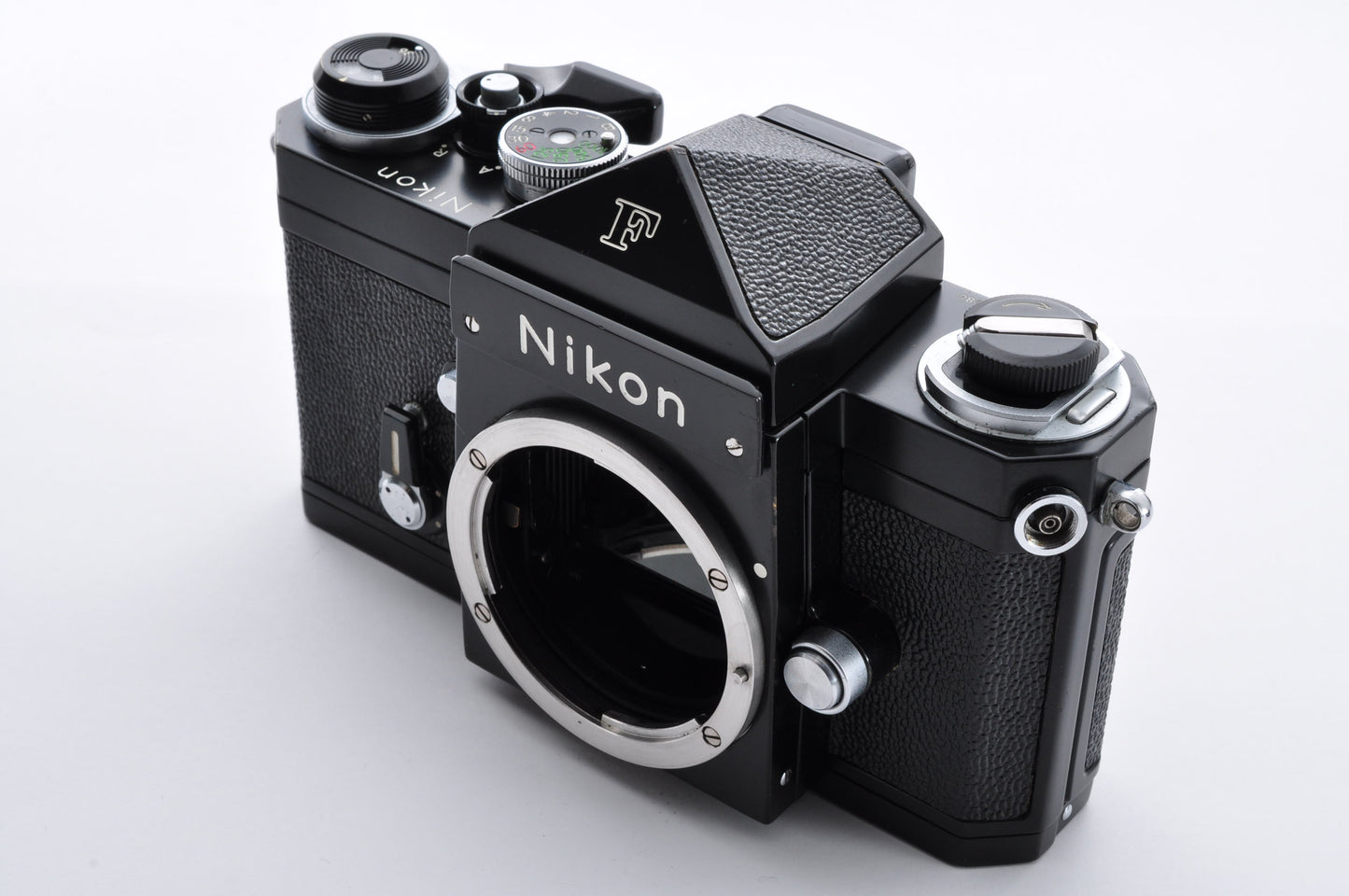 Nikon F Eye level Black Apollo Maintained 35mm SLR Film Camera From Japan #7410486