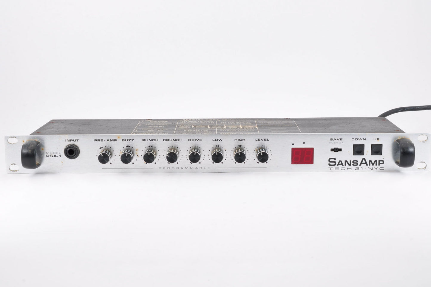 Tech21 NYC PSA-1 SansAmp Model Preamp 1U Rackmount Made In U.S.A. Tested Used From Japan #82279