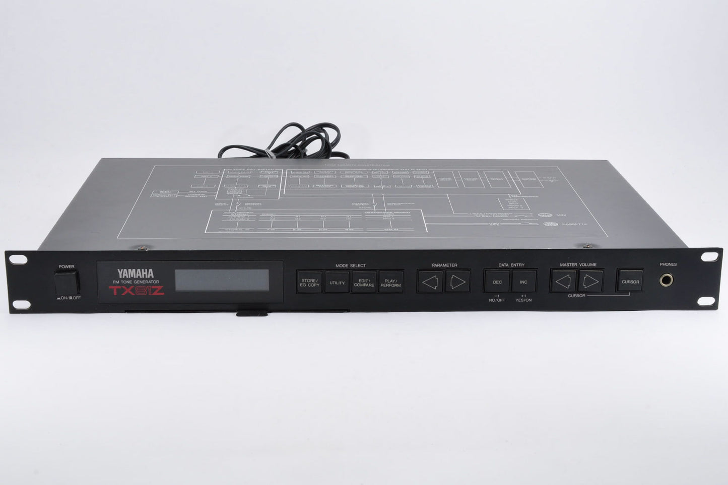 Yamaha TX81Z FM Tone Generator MIDI Synthesizer Made In Japan 1U Rack Mount Used From Japan #26991