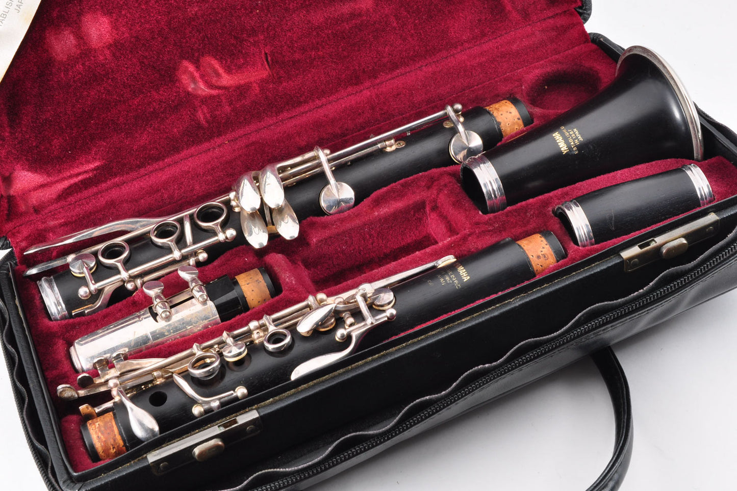 Yamaha YCL-450 Clarinet Bb w/Case Mouthpiece Ligature Made In Japan Used From Japan #019262