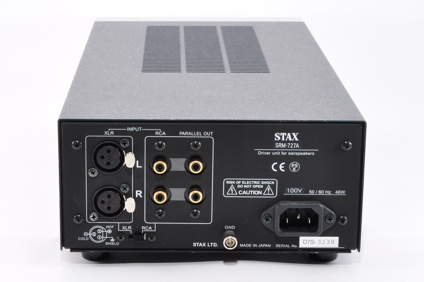 STAX SRM-727A Headphone Amplifier Made In Japan Driver Unit For Earspeakers Used From Japan #D7S-3238