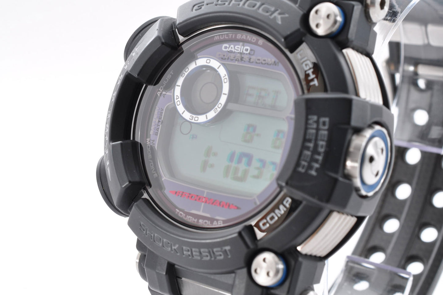 CASIO G-SHOCK GWF-D1000-1JF Master of G FROGMAN Triple Sensor 3445 Used From Japan