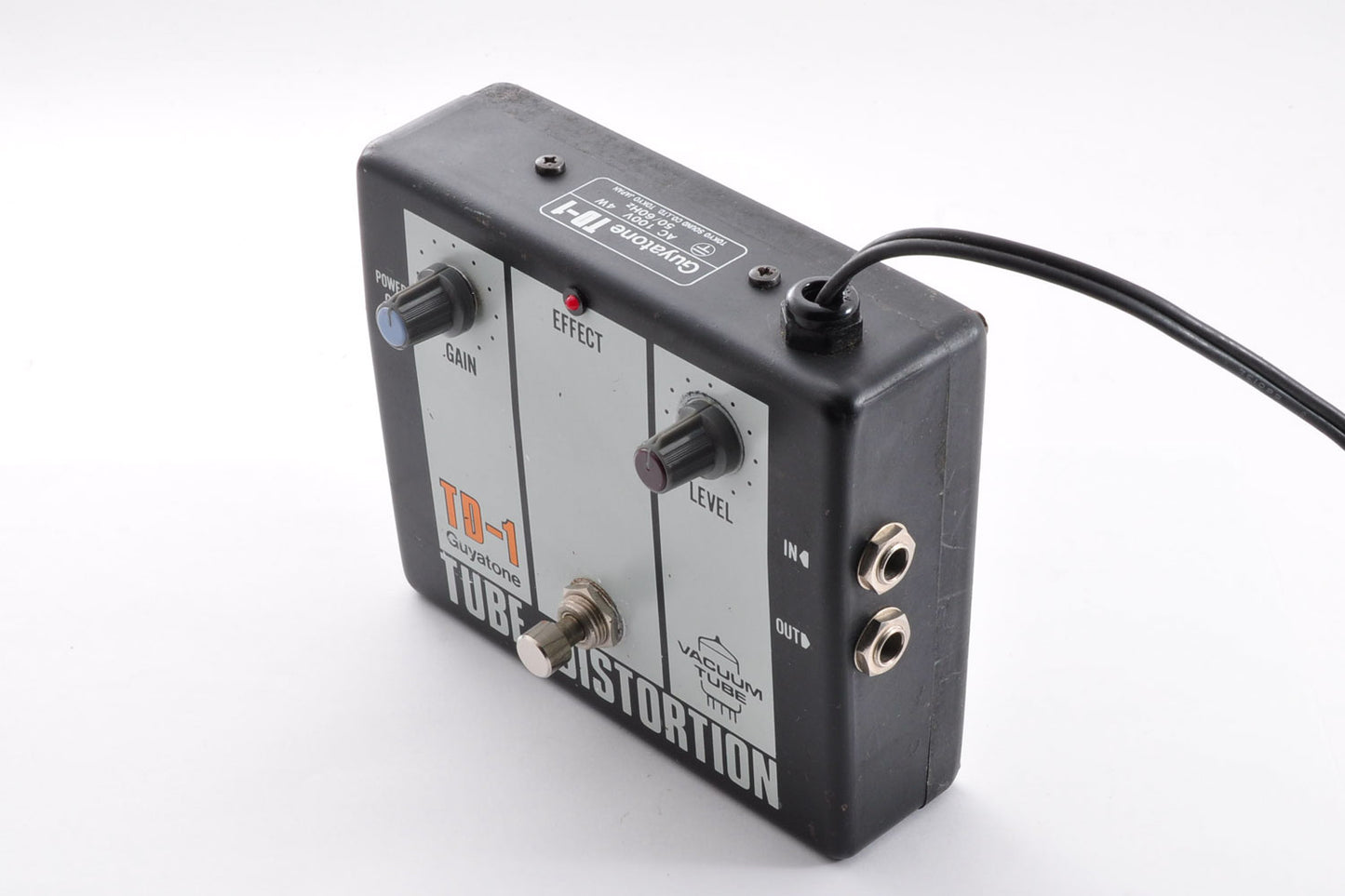 Guyatone TD-1 Vacuum Tube Distortion Guitar Effects Pedal 100v Tested Used From Japan #5903300