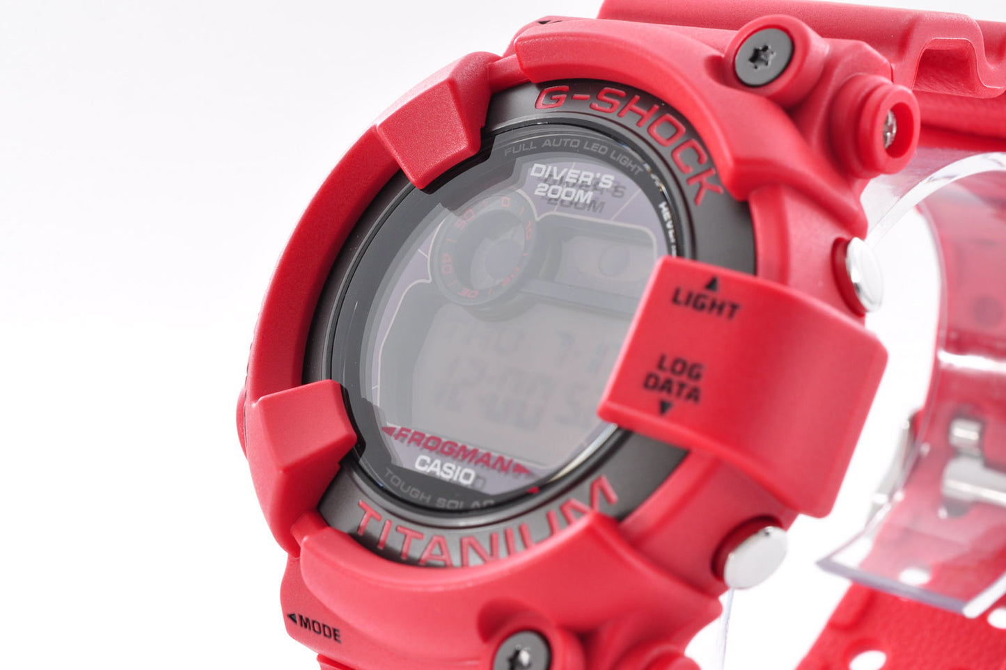 CASIO G-SHOCK GW-8230NT-4JR Frogman 30th Anniversary Red 3521 Watch Used From Japan