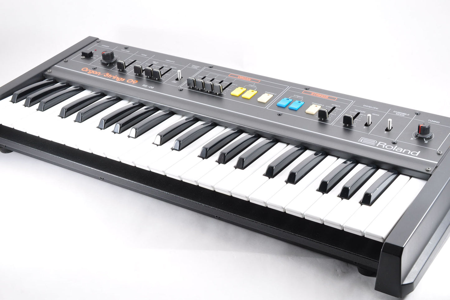 Roland RS-09 Organ Strings Good Condition Analog Keyboard Synthesizer w/Hardcase Used From Japan #998843