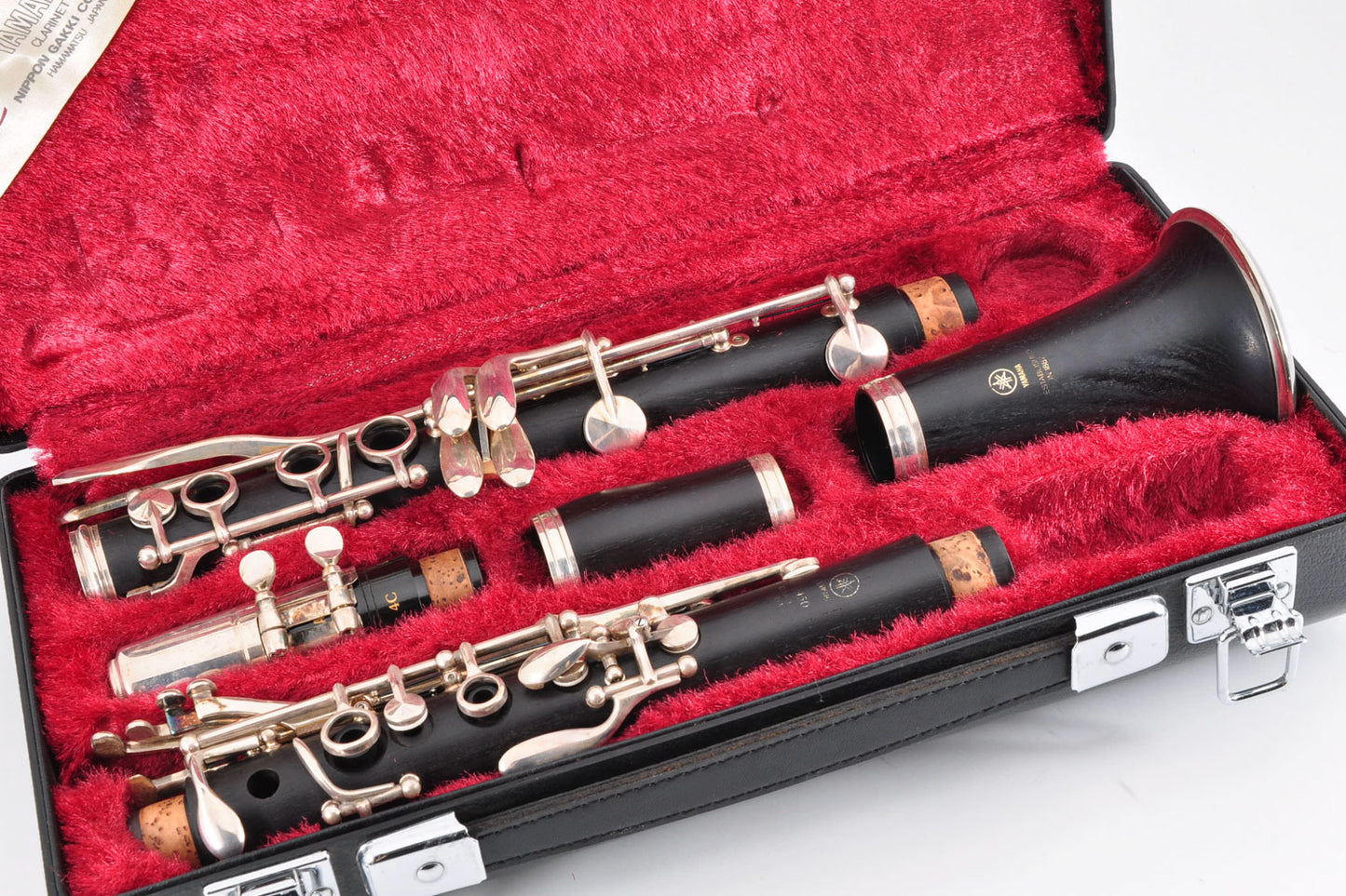 Yamaha YCL-450 Clarinet Bb w/Case Mouthpiece Ligature Made In Japan Used From Japan #123764