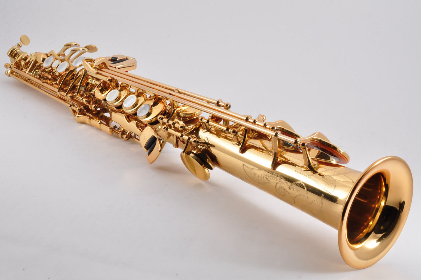 YAMAHA YSS-675 Soprano Saxophone Made In Japan w/Case M1neck Moutupiece Used From Japan #003153