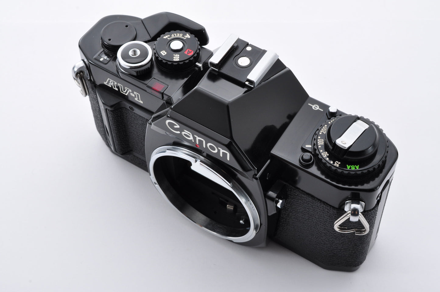 Canon AV-1 Black 35mm SLR Film Camera Body Only From Japan #845647