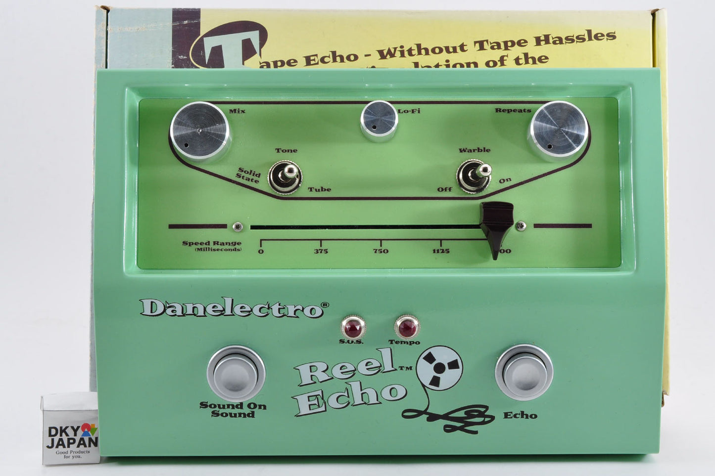 Danelectro Reel Echo DTE-1 Tape Echo w/OriginalBox Guitar Effect Pedal Openbox From Japan #6030155724