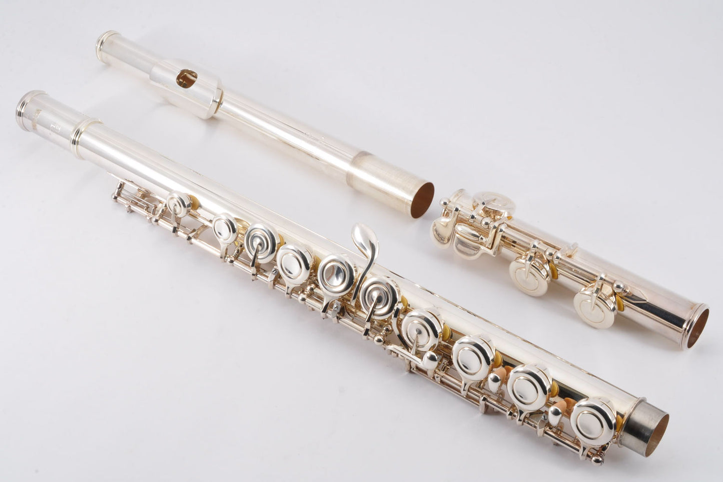 Yamaha YFL-312 Flute Silver E-Mechanism w/Case Carrybag Made In Indonesia Used From Japan #K33777