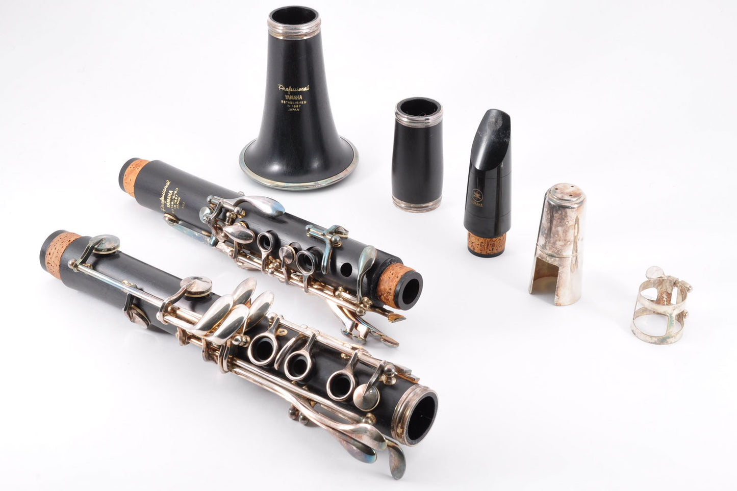 Yamaha YCL-651 Clarinet Professional w/Hardcase Carrybag Mouthpiece Legature Used From Japan #011279