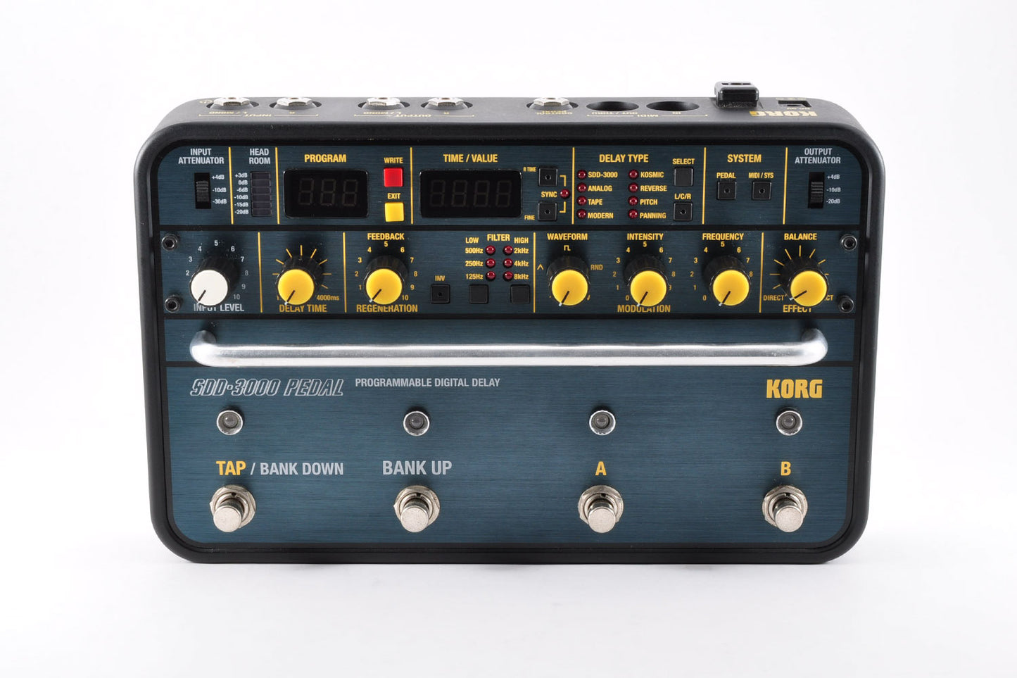 Korg SDD-3000-PDL Pedal Programmable Digital Delay w/Box Adapter Used From Japan #004433
