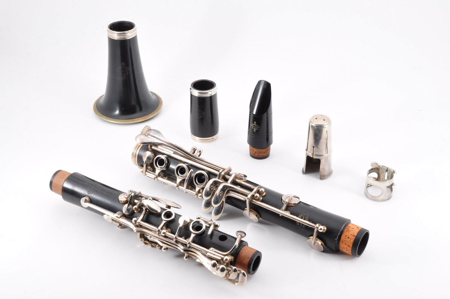 Buffet Crampon E-12 Bb Clarinet Made In Germany w/Case Mouthpiece Ligature Used From Japan #446832