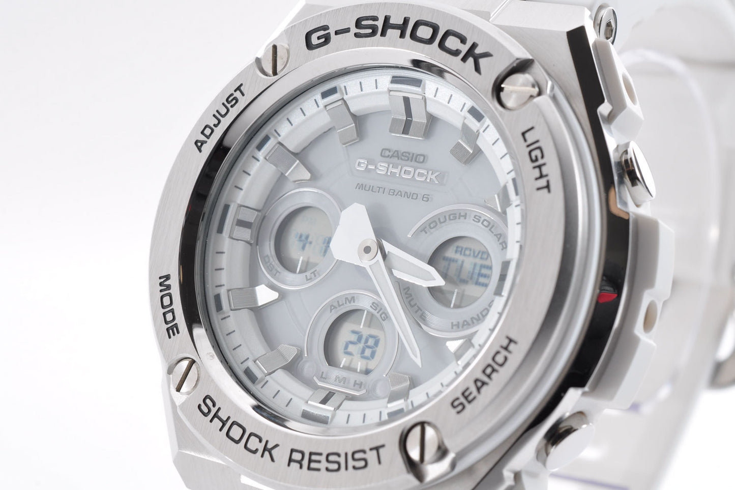 Casio G-Shock GST-W310-7AJF G-Steel Radio Solar Analog Digital Watch 5524 w/Box Used From Japan