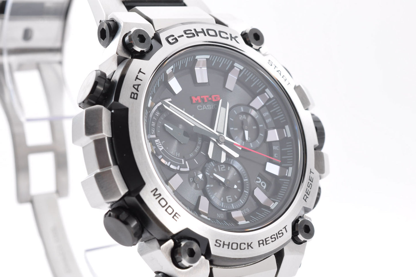 CASIO G-SHOCK MTG-B3000D-1AJF Silver Bluetooth Solar Men's Watch 5672 Used From Japan