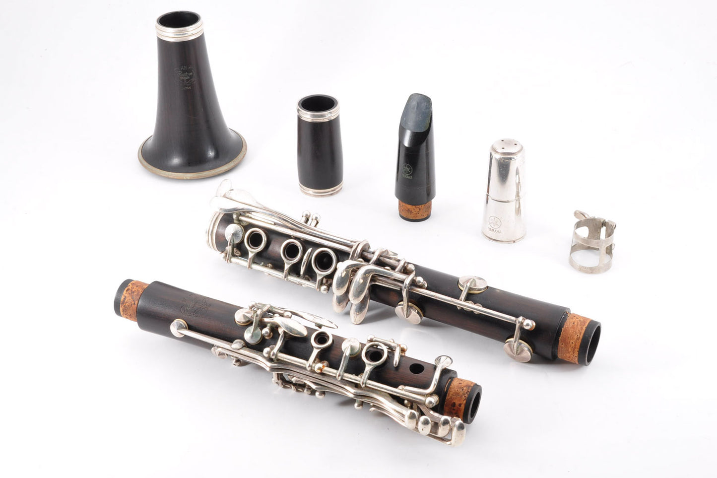 Yamaha YCL-854 Clarinet Custom AE w/Case Mouthpiece Ligature Made In Japan Used From Japan #01809