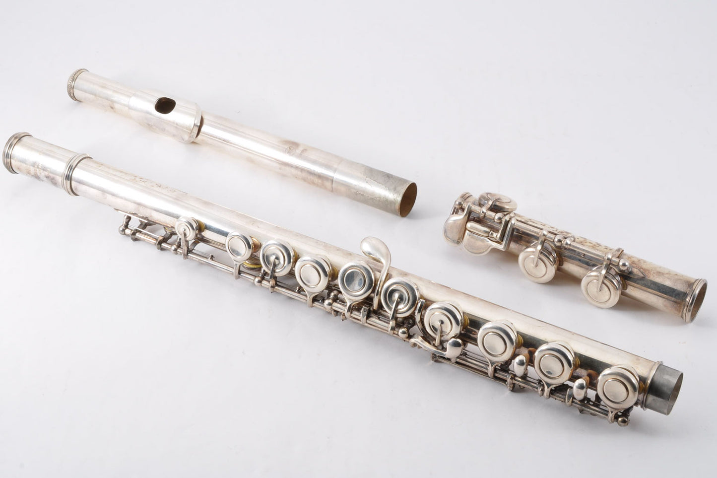 Yamaha YFL-451 Flute Silver Professional Model w/Case Carrybag Used From Japan #007909