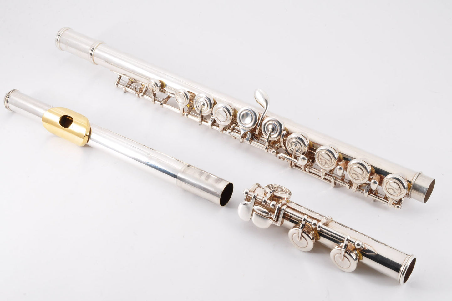 Yamaha YFL-412LSE Flute Silver MII w/Hardcase Used From Japan #083936