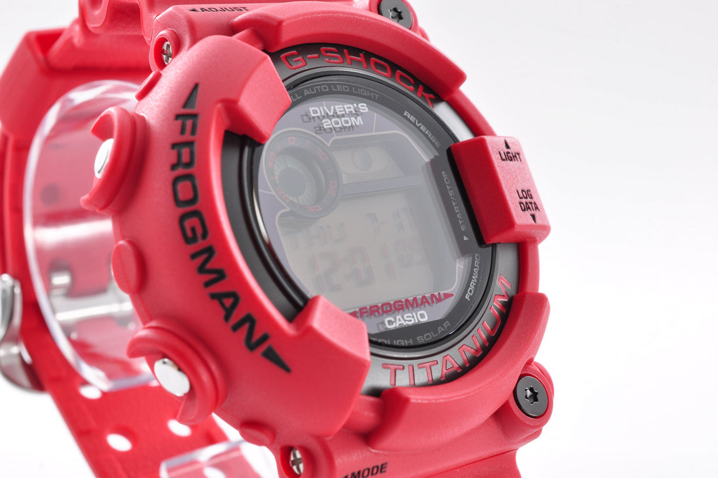 CASIO G-SHOCK GW-8230NT-4JR Frogman 30th Anniversary Red 3521 Watch Used From Japan