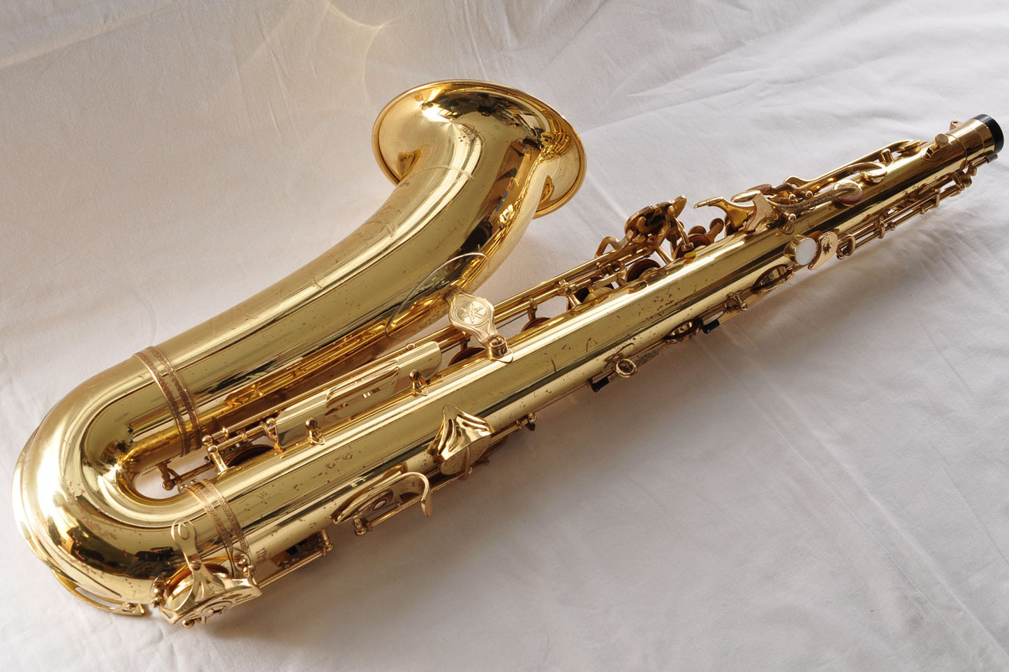 Yamaha YTS-61 Tenor Saxophone Purple Logo Made In Japan w/Case Used From Japan #010807