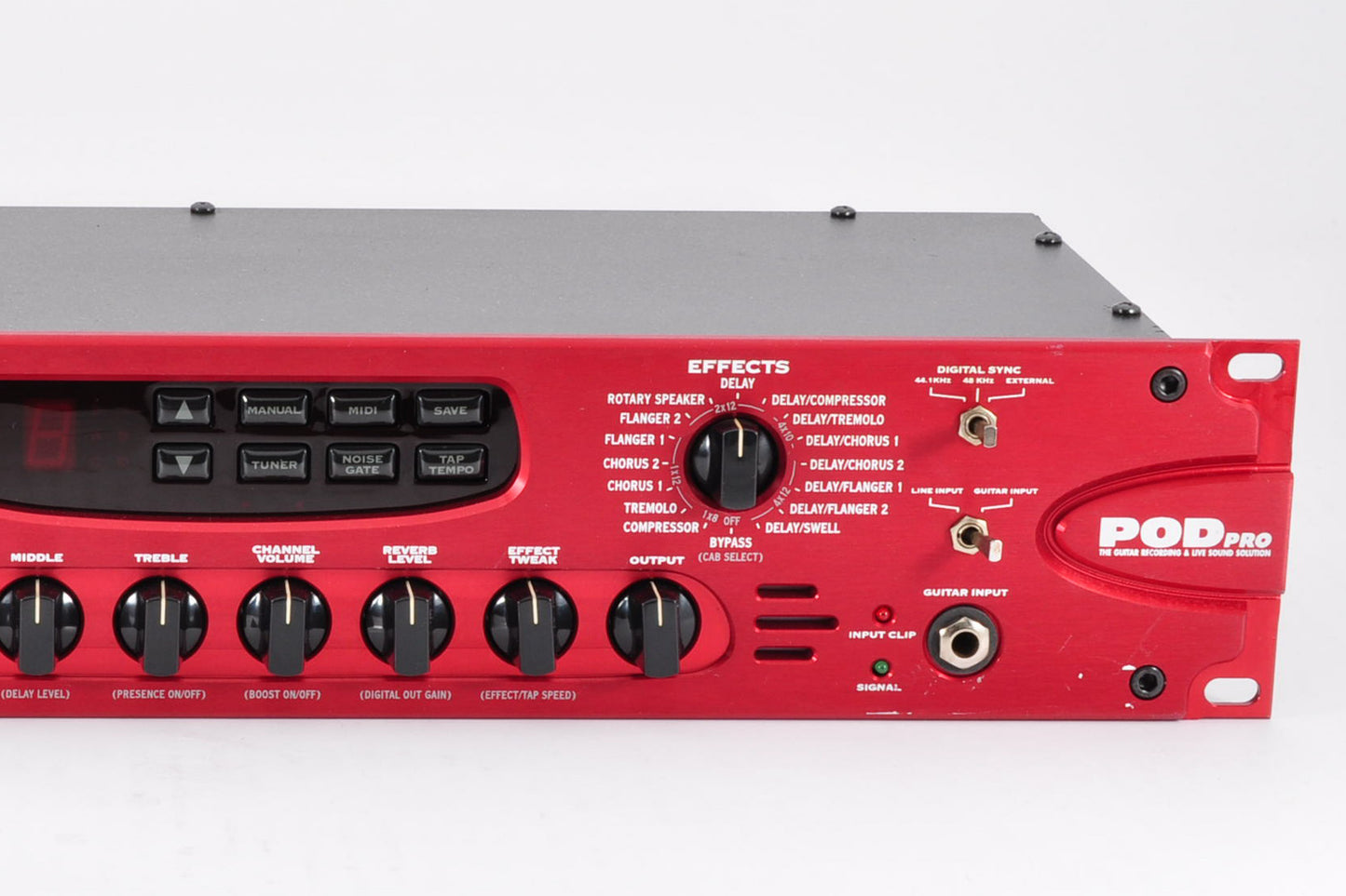 Line6 POD PRO Guitar Multi Effects Processor 2U Rack Used From Japan #462