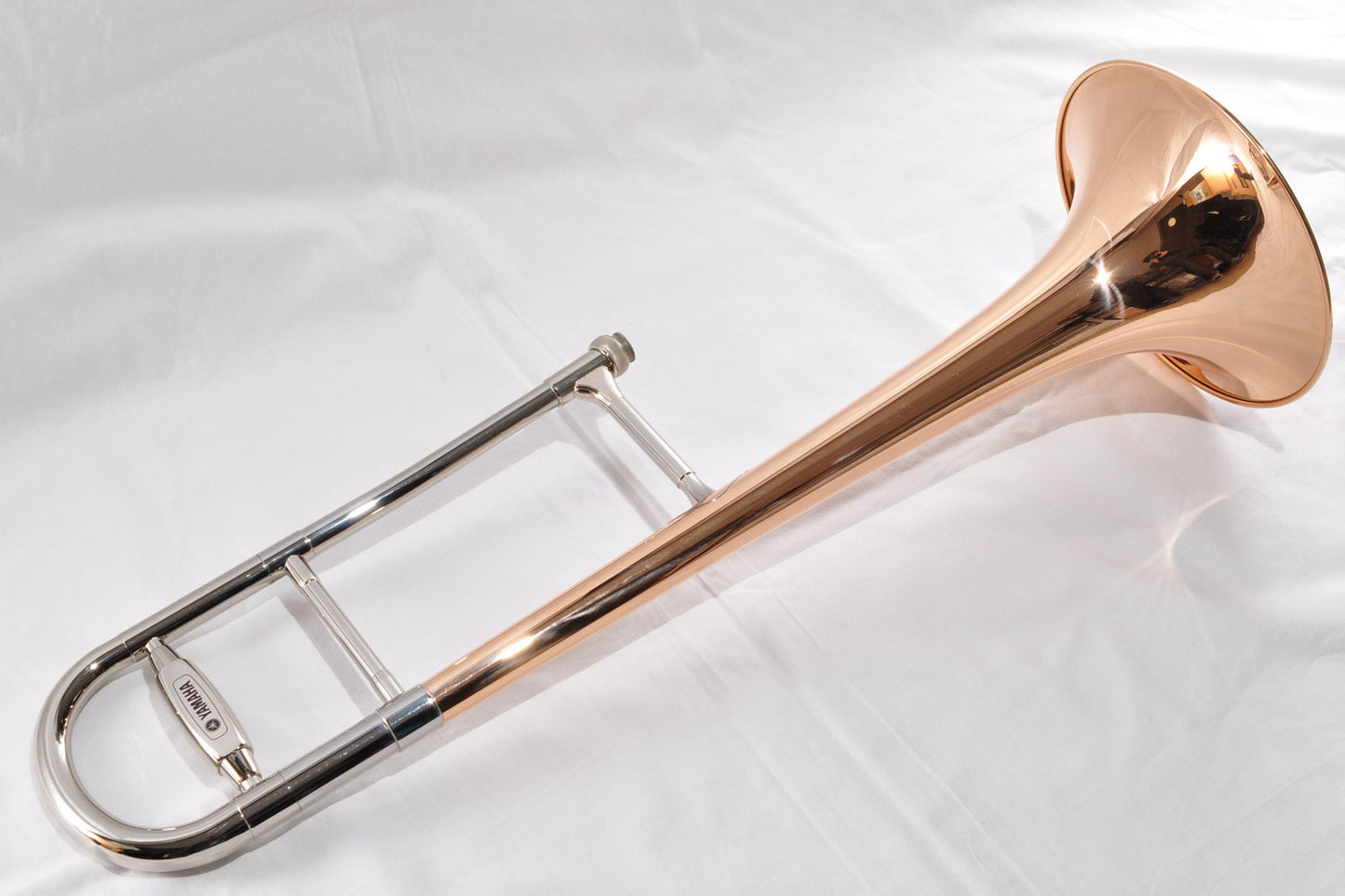 Yamaha YSL-641 Tenor Trombone Gold Made in Japan w/Hardcase Mouthpiece Used From Japan #015718