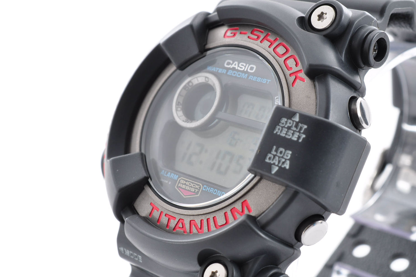 Casio G-Shock DW-8200-1A FROGMAN Black Quartz Men's Watch 1294 Used From Japan