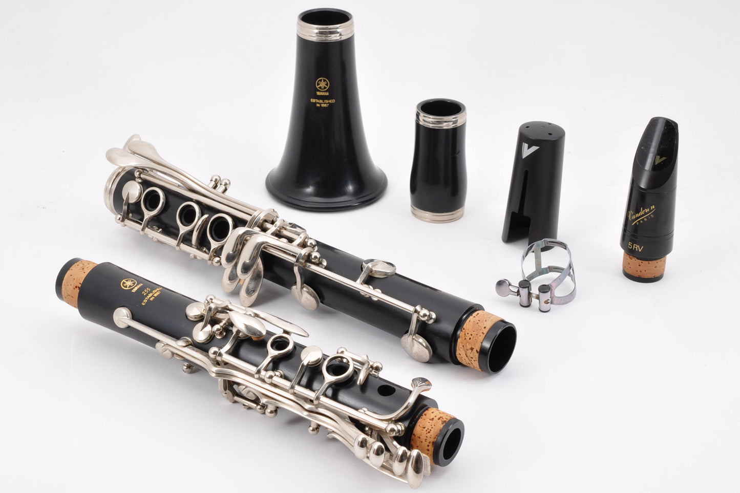 Yamaha YCL-255 Clarinet w/Casebag Mouthpiece Ligature Made In Indonesia Used From Japan #M67312