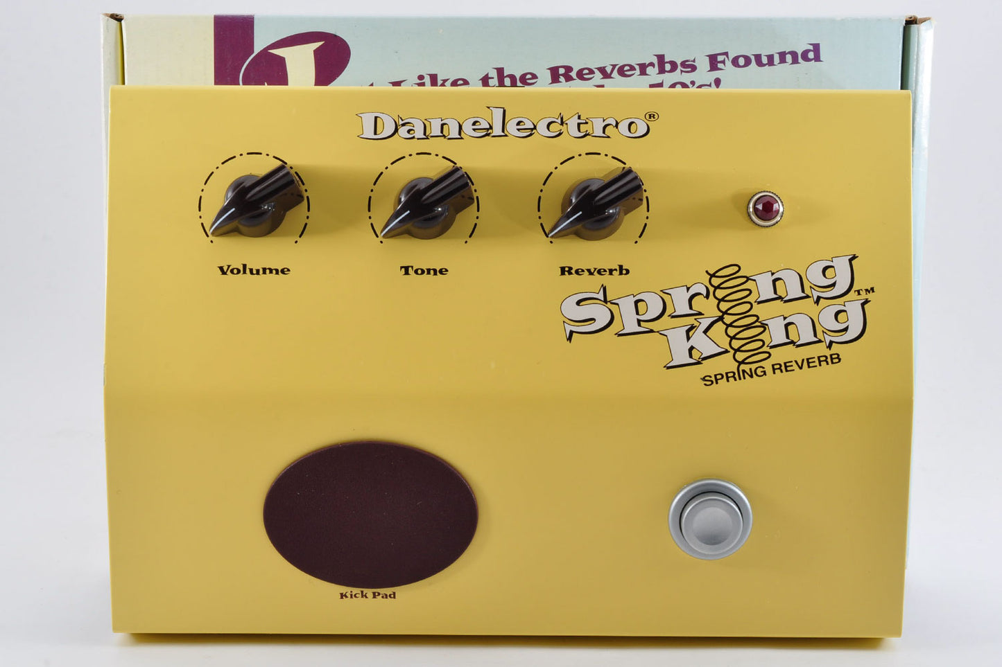 Danelectro DSR-1 Spring King Reverb w/OriginalBox Guitar Effect Pedal Openbox From Japan #6090567706