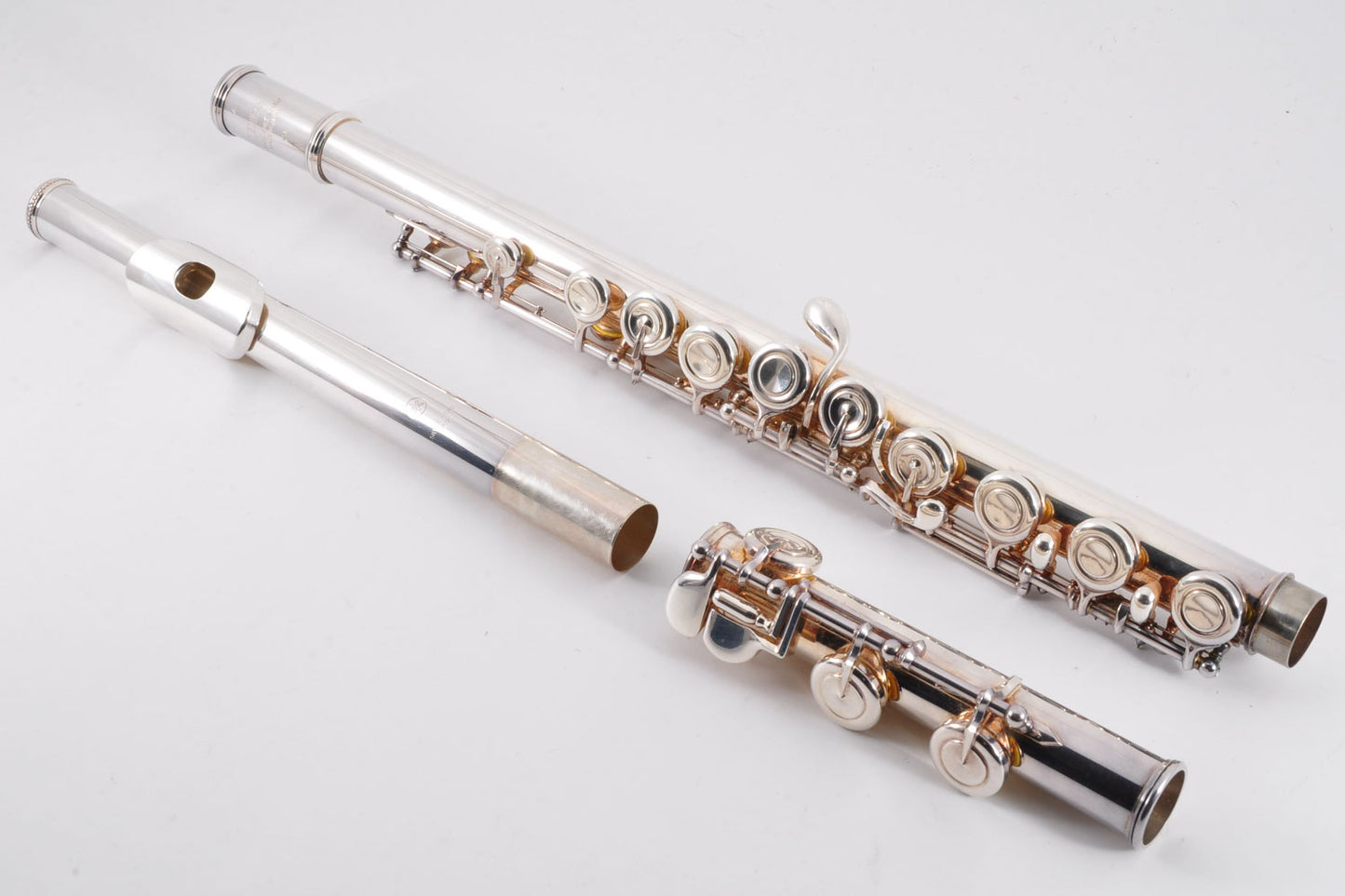 Yamaha YFL-451 Flute Silver w/Hardcase Made in Japan Used From Japan #013906