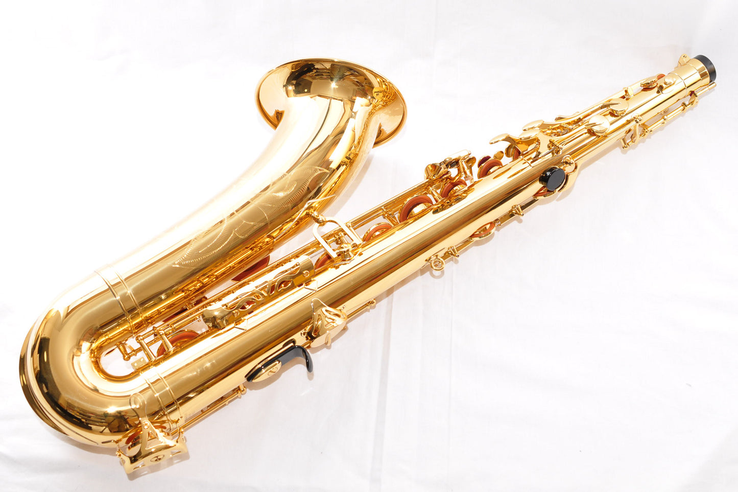 Yamaha YTS-480 Tenor Saxophone Gold Lacquer w/Case Mouthpiece Made In Indonesia Used From Japan #N33244