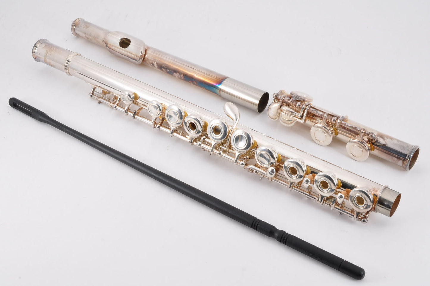 Yamaha YFL-261S II Flute Silver Open Hole w/Case Made In Japan Used From Japan #315109