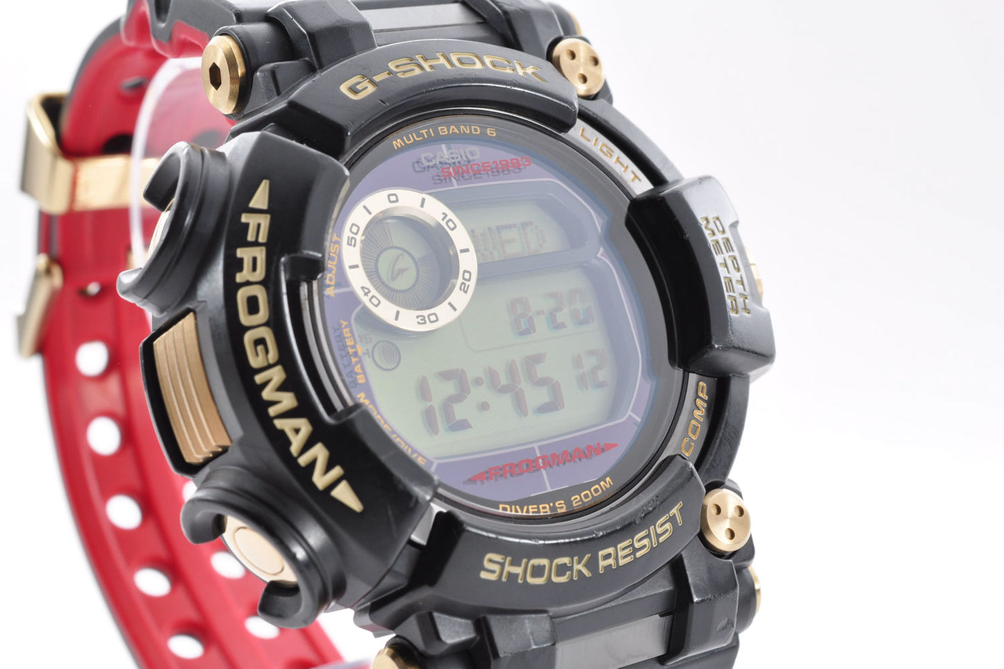 Casio G-Shock GWF-D1035B-1 Frogman Gold 35th Anniversary Watch w/Box 3445 Used From Japan