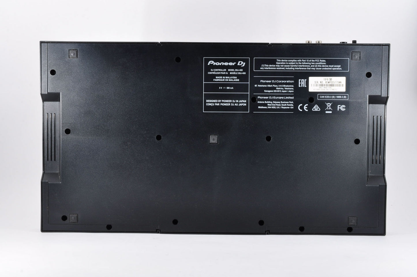 Pioneer DDJ-400 DJ Controller Rekordbox 2ch Channel w/Original Box USB cable Used From Japan #REMP005775NN