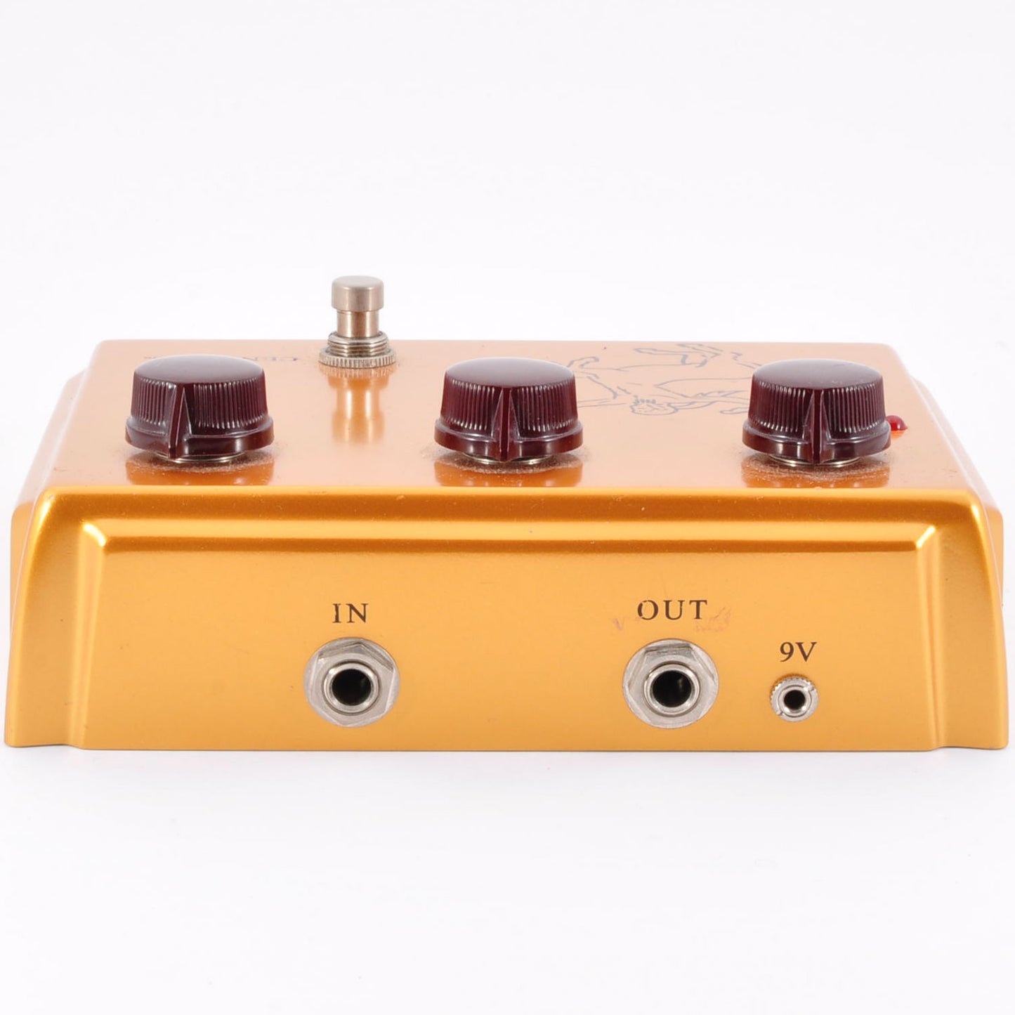 Ceriatone Centura Matte Gold Overdrive Guitar Effects Pedal w/Box Used From Japan #3279