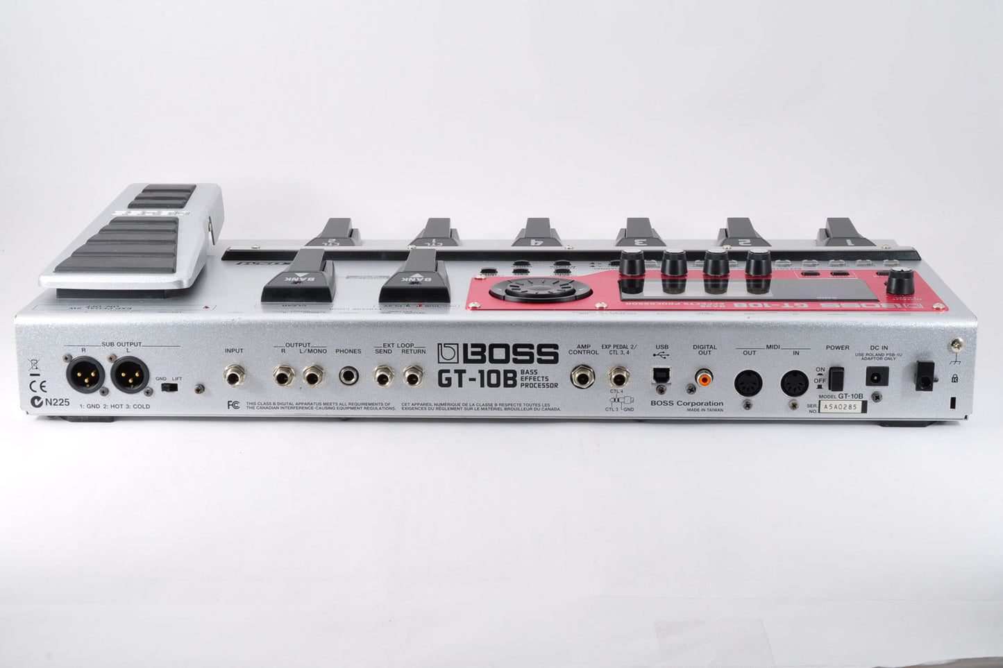 Boss GT-10B Multi-Effects Bass Effects Processor Pedal Made In Taiwan Used From Japan #A5A0285