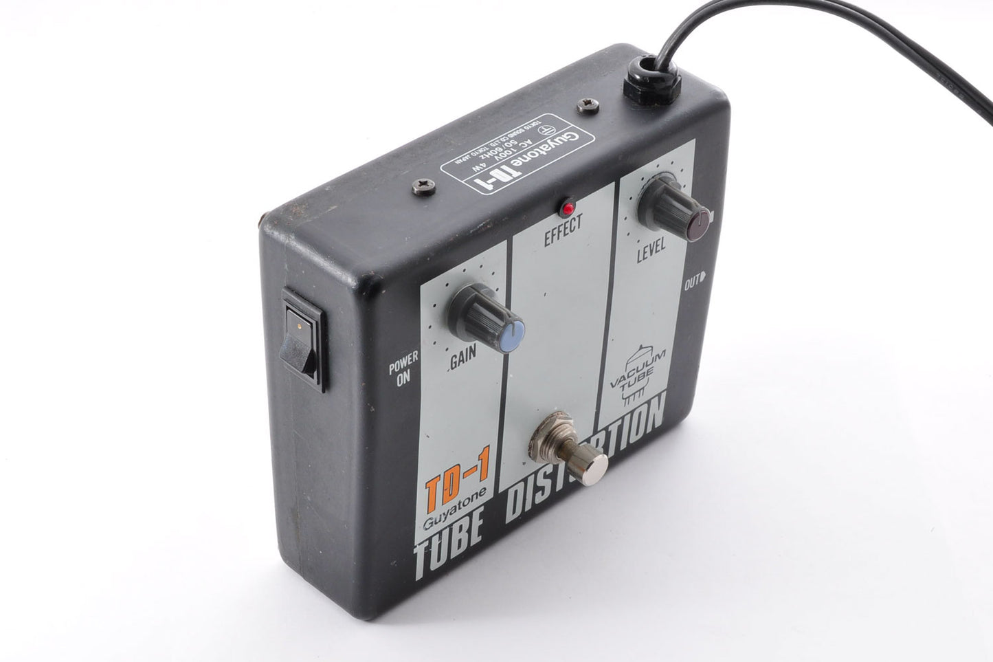 Guyatone TD-1 Vacuum Tube Distortion Guitar Effects Pedal 100v Tested Used From Japan #5903300